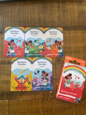 Rainbow Garden Yoto Cards